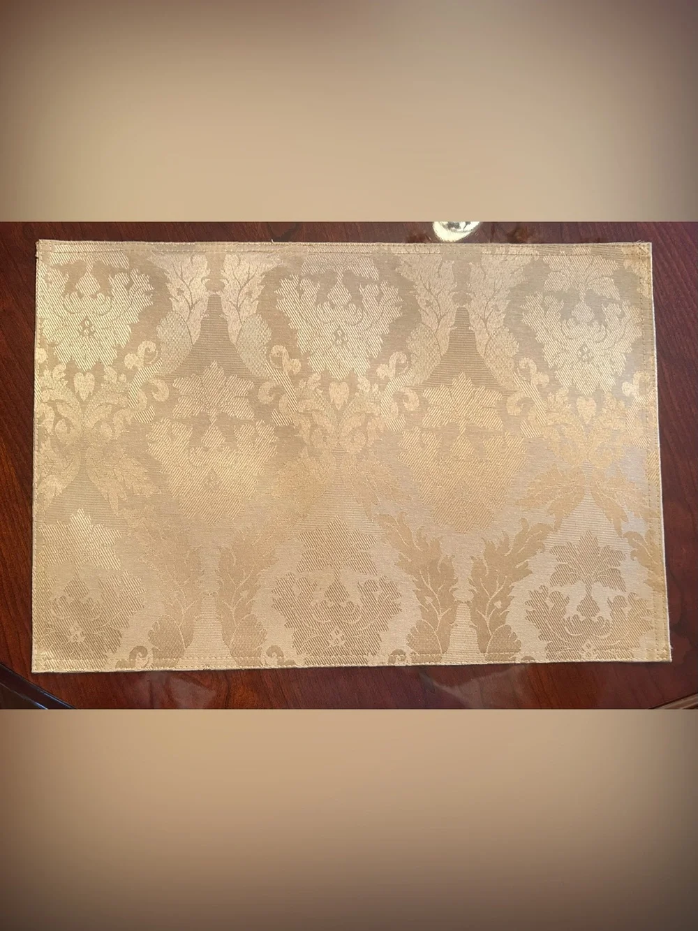 Gold Jacquard Placemats
